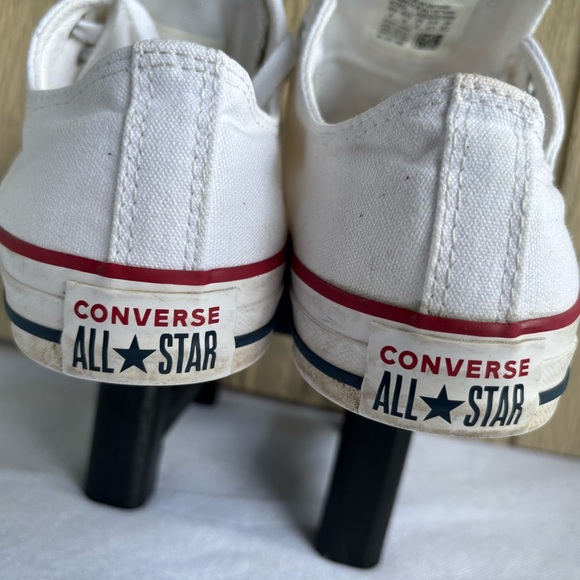 Converse White Sneakers Classic Canvas Design unisex Men’s 8/Women 10 M7652 - Picture 5 of 9